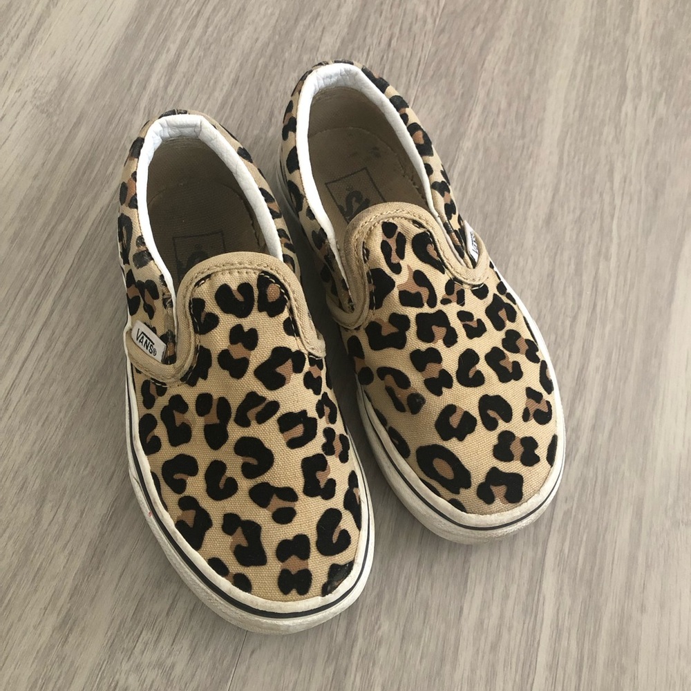 Little Kids Cheetah Vans